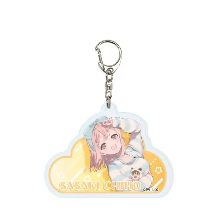 Anime Le Diable est un employé à temps partiel ! Pendentif porte-clés en acrylique pour sac, voiture, téléphone portable – Cadeau idéal pour amis et festivals