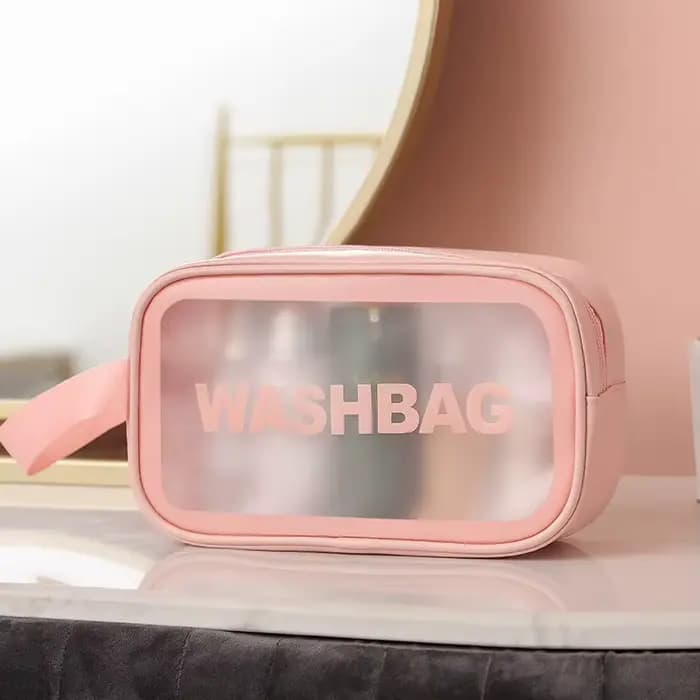 Nouveau ensemble de trousse de maquillage transparente