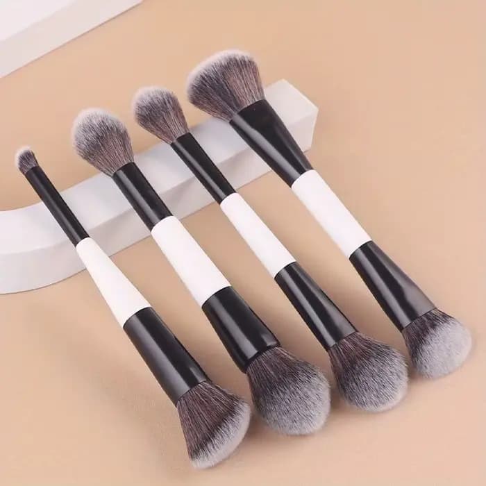 Ensemble de pinceaux de maquillage de haute qualité à double extrémité