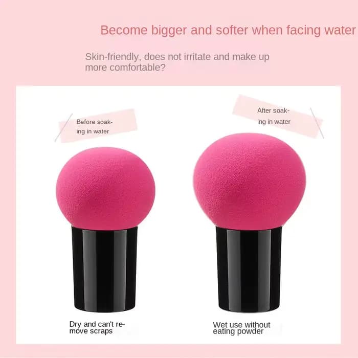 1PC tête de champignon bouffée cosmétique fond de teint éponge de maquillage