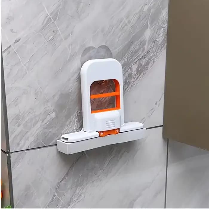 Mini vadrouille multifonctionnelle | Vadrouille humide/sec rétractable pour cuisine, salle de bain, voiture | Plastique durable | Outil de nettoyage compact et domestique 