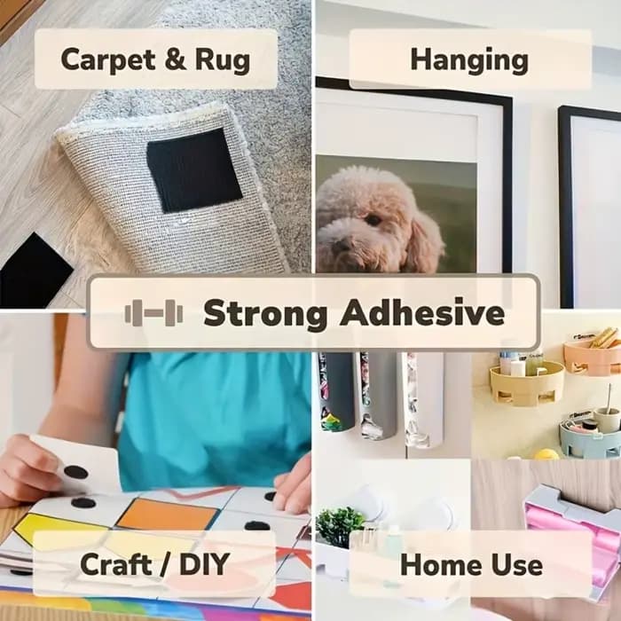 Accessoires antidérapants pour canapé, empêchent les coussins de glisser, et fixation antidérapante pour tapis de patio extérieur et coussins de moquette.