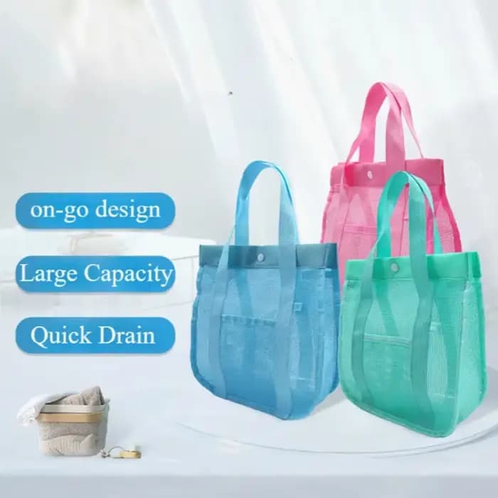Trousse de toilette à main verte