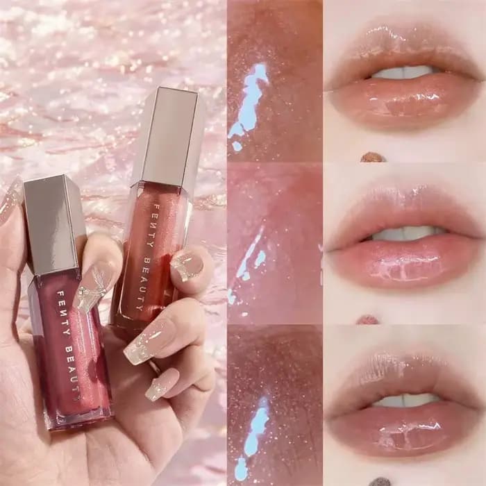 Fenty Beauty Gloss Bomb Lip Glaze Multicolore Hydratant Brillant Pailleté Repulpeur de Lèvres Maquillage Rouge