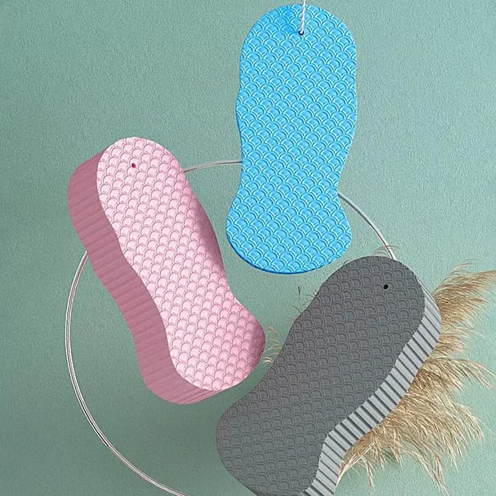 Éponge de bain exfoliante