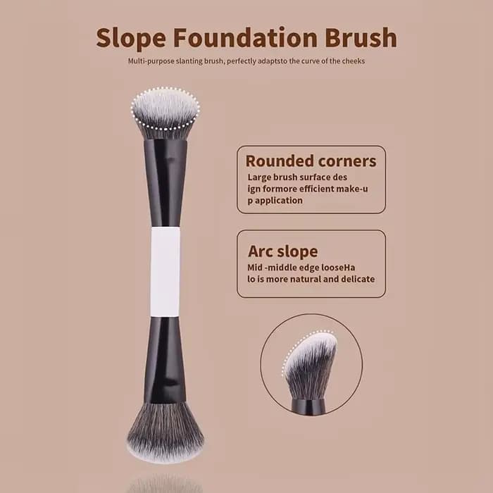 Ensemble de pinceaux de maquillage de haute qualité à double extrémité
