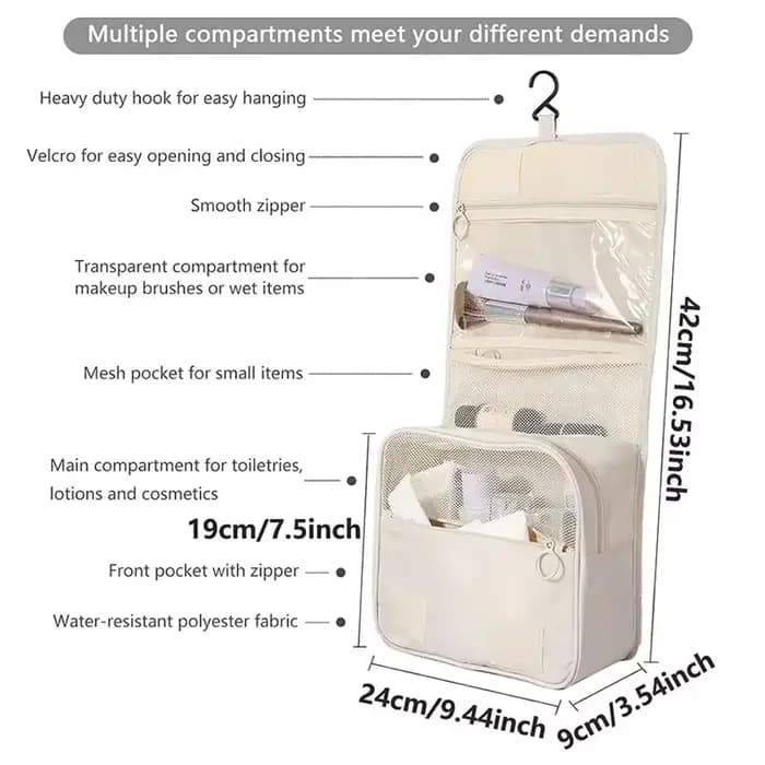 Sac de maquillage de voyage de haute qualité