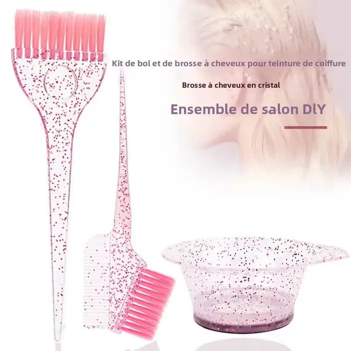 Ensemble de pinceaux de coloration pour cheveux