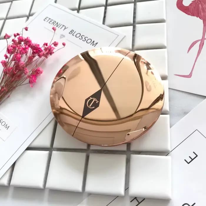 Charlotte Tilbury Set Poudre Compacte Contrôle Sébum Fini Mat Haute Brillance Réparatrice