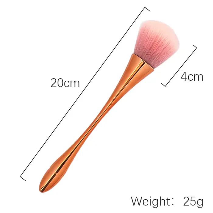 1 pinceau cosmétique, pinceau à poudre libre, pinceau illuminateur surdimensionné, pinceau à blush, pinceau à poils doux, houppette de fixation de maquillage, outils de beauté