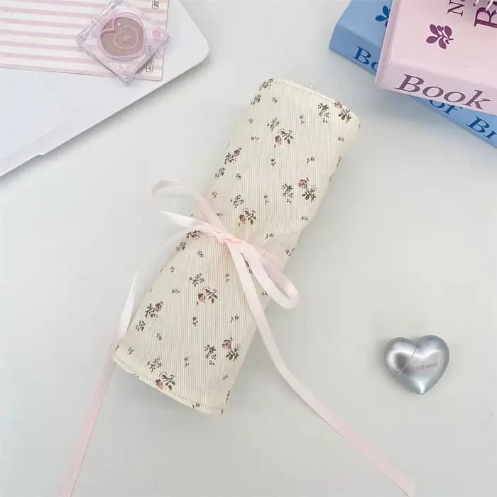 Sac de rangement pratique pour pinceaux de maquillage