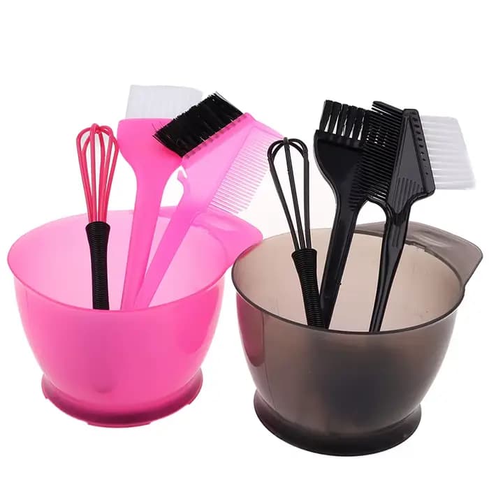 Ensemble de brosses et bols pour coloration des cheveux