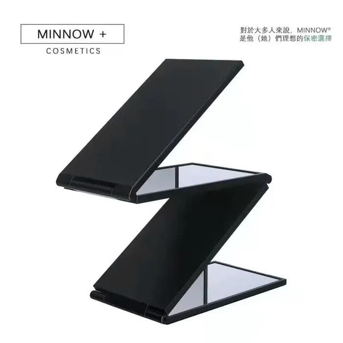 Miroir à trois volets rétractable et réglable