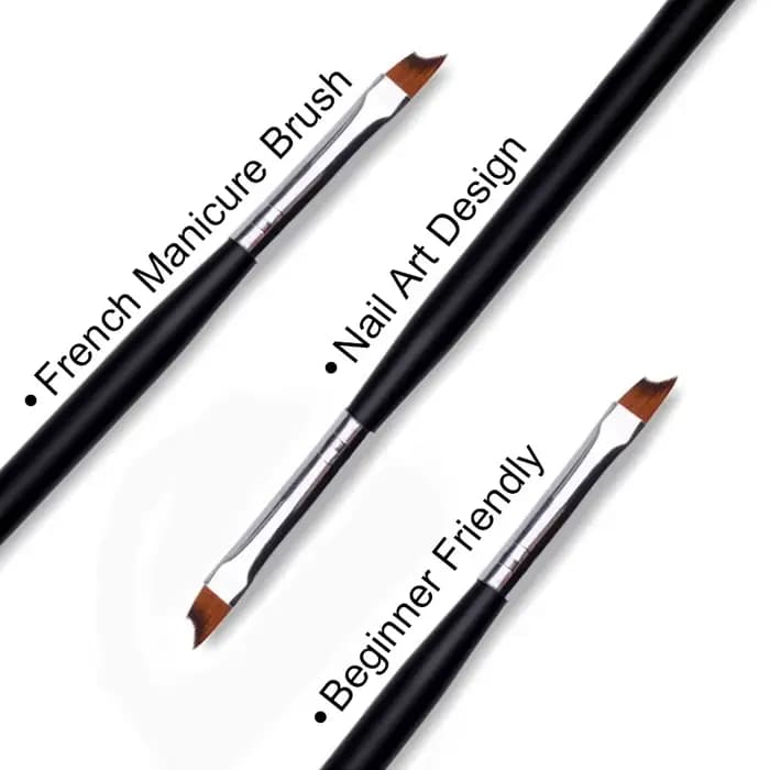 Brosse de manucure française à faire soi-même