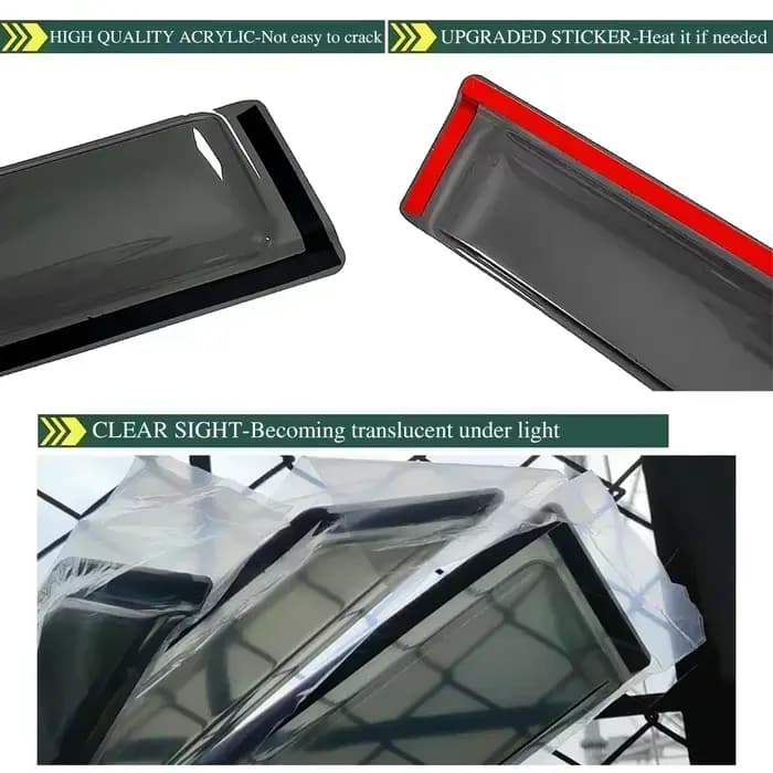 Visière de fenêtre pour RENAULT DUSTER 2011 2012 2013 2014 2015 2016 2017, déflecteurs de vent, protection contre la pluie, pare-brise de porte, pare-brise