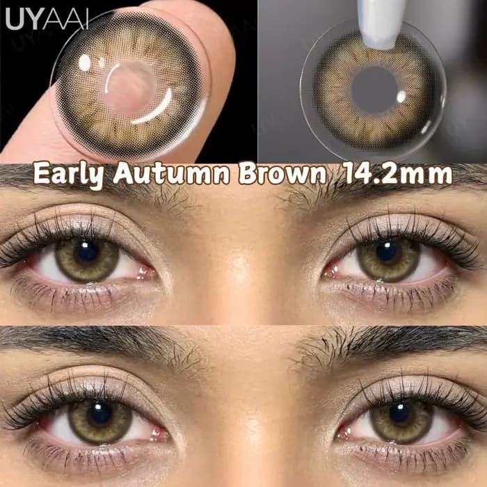 UYAAI 1 Paire de Lentilles de Couleur Bleues