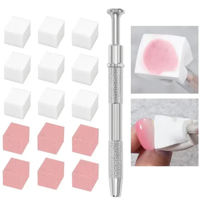 Éponge pour Nail Art, 50 pièces