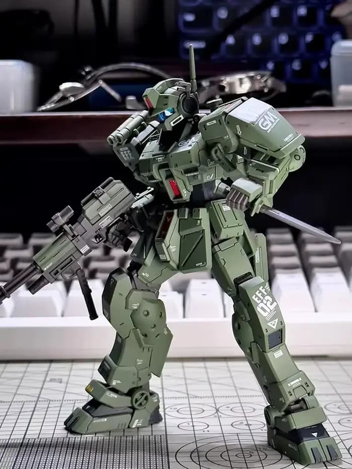 XFS HG Rgm-79s Gm Spartan, kit de modèle à assembler à l'échelle 1/144, figurine d'action, jouets décoratifs en plastique, poupées, objets de collection, cadeaux