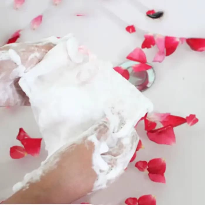 Serviette de lavage du visage, éponge de voyage, tissu en maille, serviette propre, serviette de douche, gommage de bain, serviette pour le corps, filet moussant, fabrication de savon