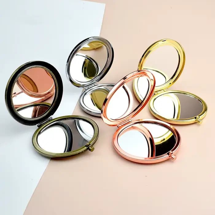 Miroir de poche, miroir de maquillage de voyage