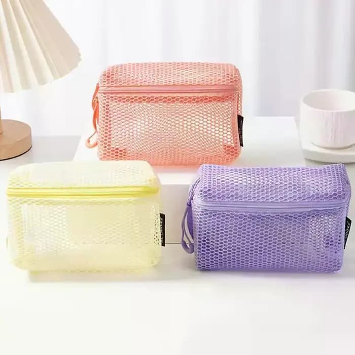 Trousse de toilette de voyage en maille - Organisateur