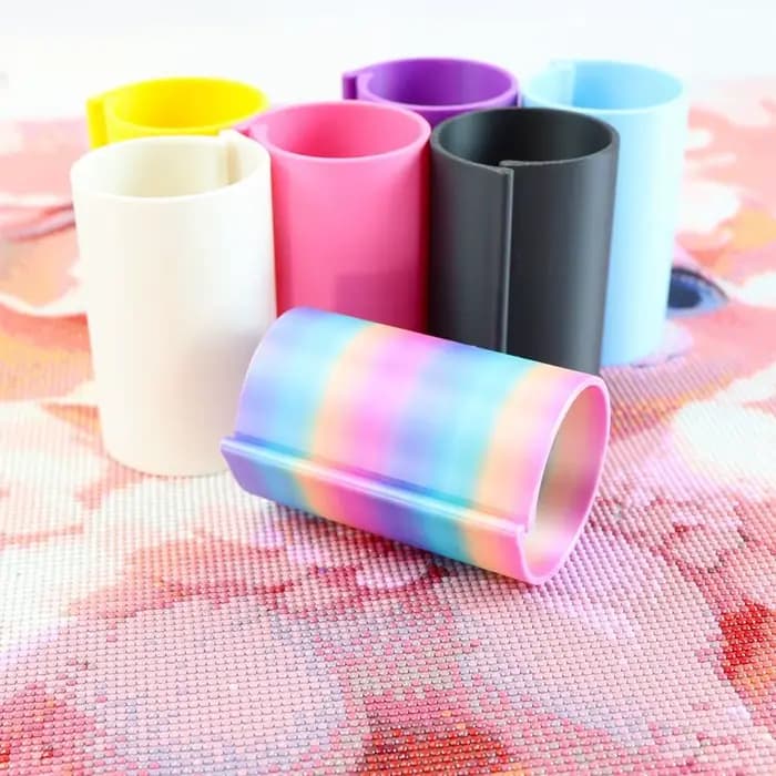 Diamant peinture toile anneaux accessoires bricolage artisanat diamant peinture toile rouleau aide toile organisateur outils