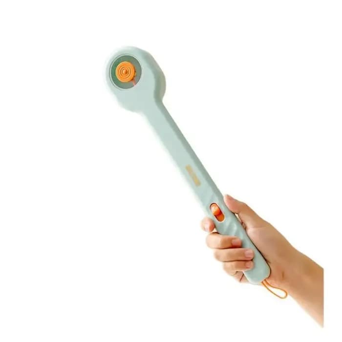Brosse de bain à poils doux et manche long, distributeur de savon intégré, outil de nettoyage exfoliant pour la peau sous la douche