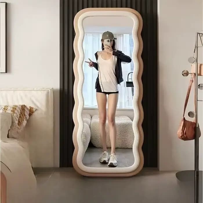 Miroir de maquillage Design chambre filles mur femmes moderne