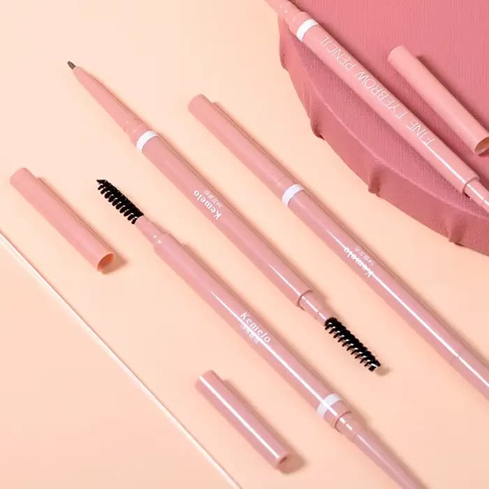 Crayon à sourcils Ultra fin à Double extrémité de 1.5mm (Kemelo) maquillage des yeux professionnel longue durée imperméable à l'eau et à l'épreuve de la sueur pour les femmes