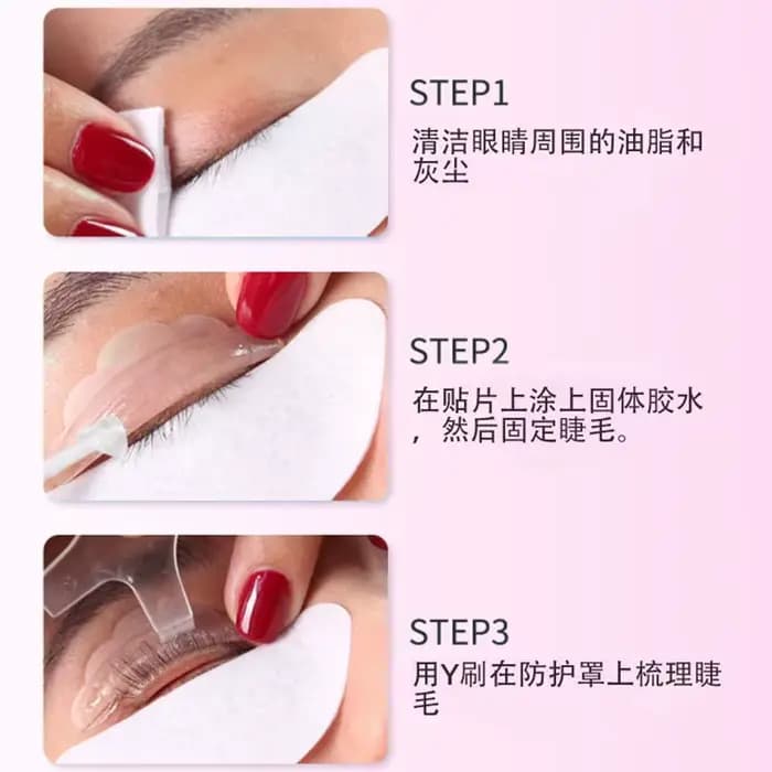 Colle Solide Transparente pour Repasser les Cils