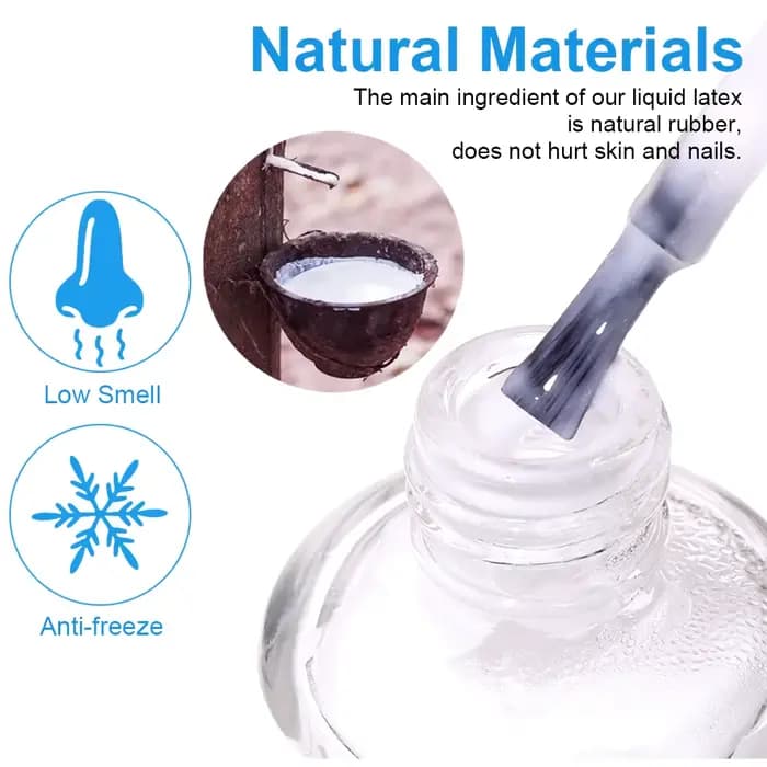 15mlNail Peel Off liquide Anti-débordement colle bord Latex bande