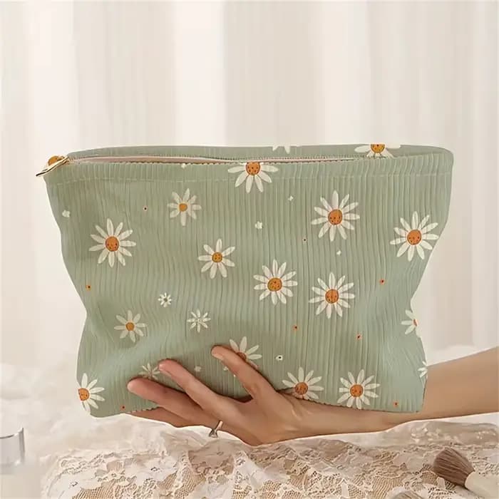 Trousse de Maquillage Florale pour Femme