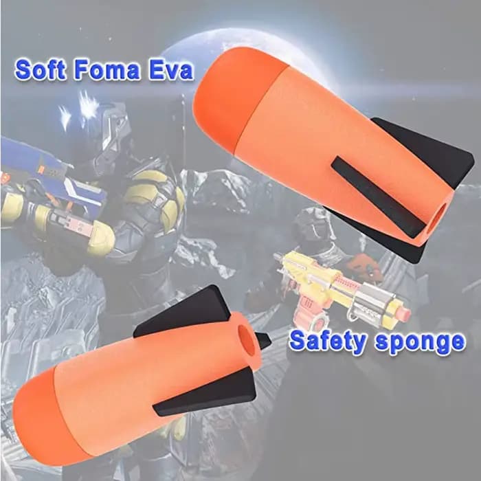 Pack de recharge Mega-Missile en mousse, accessoires de jouets compatibles avec le lanceur de missiles Nerf Rocket n-strike Elite Series Missile Blaster