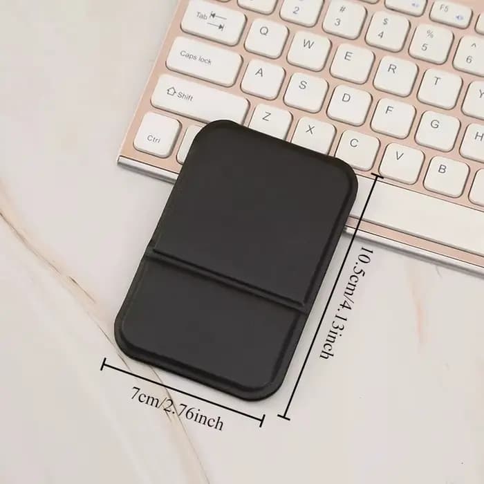 Miroir de maquillage de bureau en cuir PU