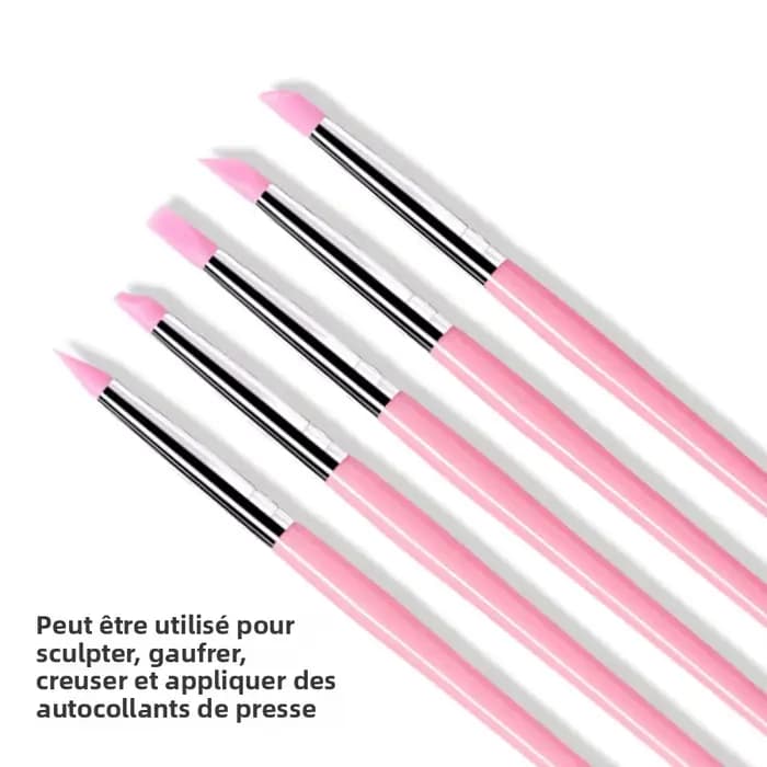 Brosse à ongles en Silicone