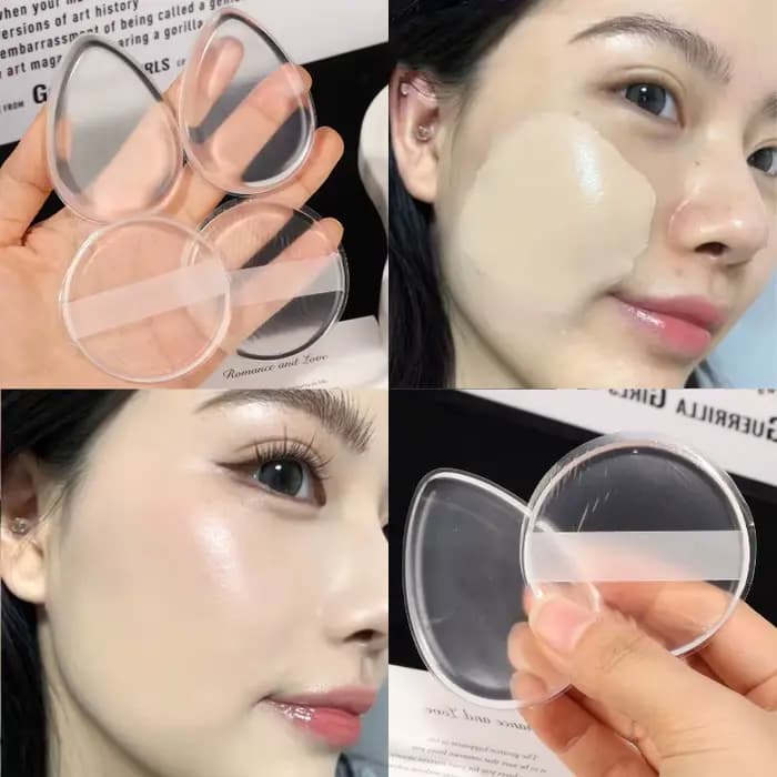 Éponge de maquillage antiadhésive en Silicone