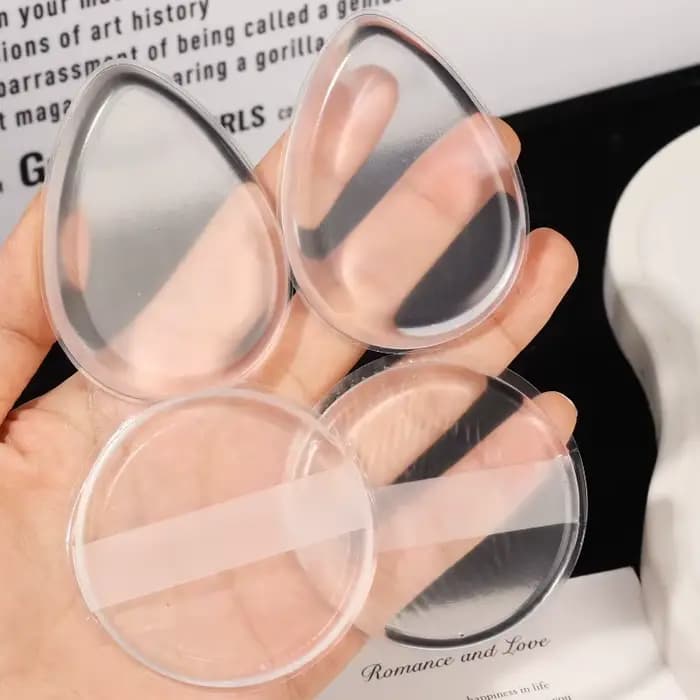 Éponge de maquillage antiadhésive en Silicone