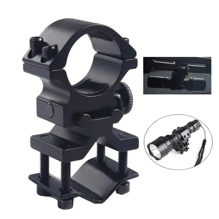 Clips de rail en métal pour moulinet de pêche, accessoires de chasse en plein air, lampe de poche laser, supports longs, les plus récents