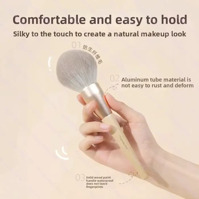 Guo Xiaoniu – brosse à poudre libre dorée