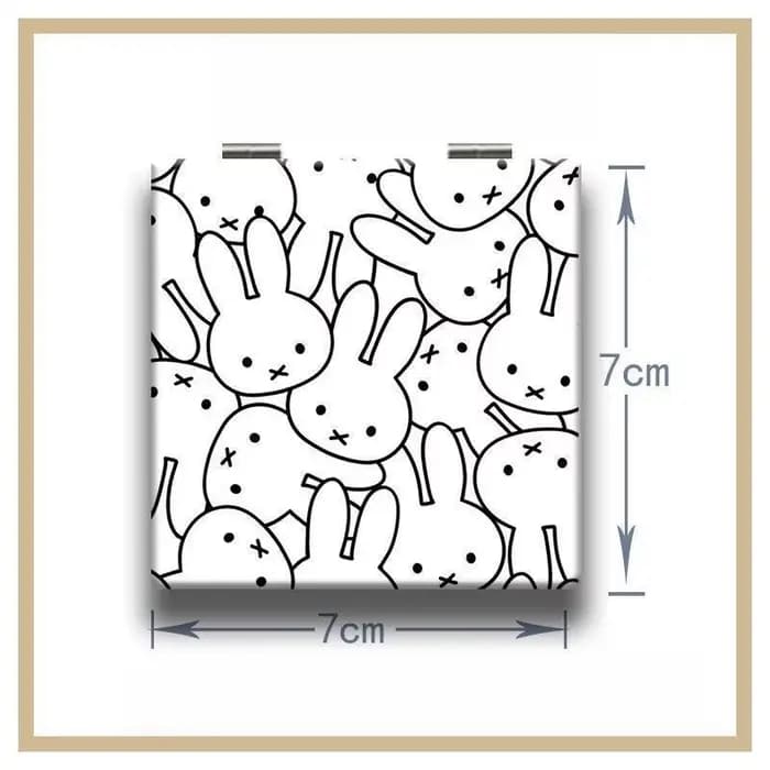 Miroir pliant Miffy, impression animée haute fidélité