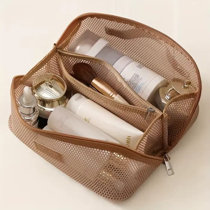 Organisateur de maquillage trousse de toilette féminine sac