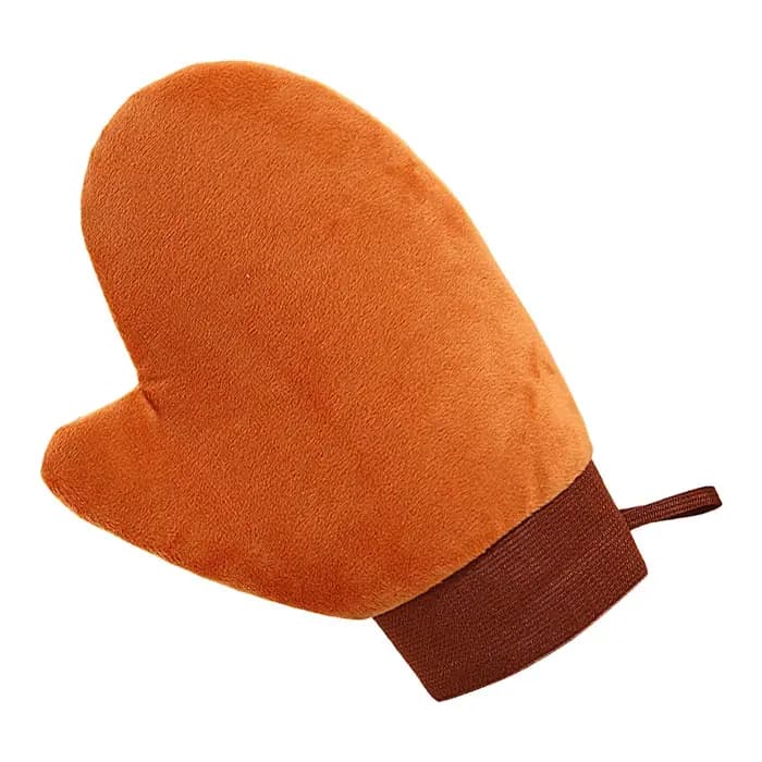 Gant applicateur auto-bronzant double face pour lotion corporelle