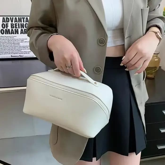 Trousse de maquillage grande capacité pour femmes