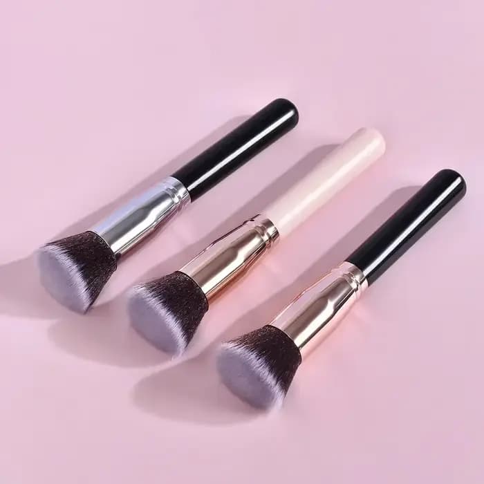 1pc pinceaux de maquillage plats Kabuki fond de teint brosse liquide crème poudre Contour mélange visage réparation outils de beauté Brochas Maquillaje