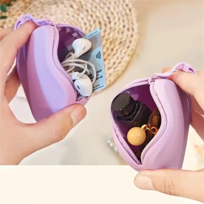 Nouveau sac cosmétique en Silicone avec dragonne