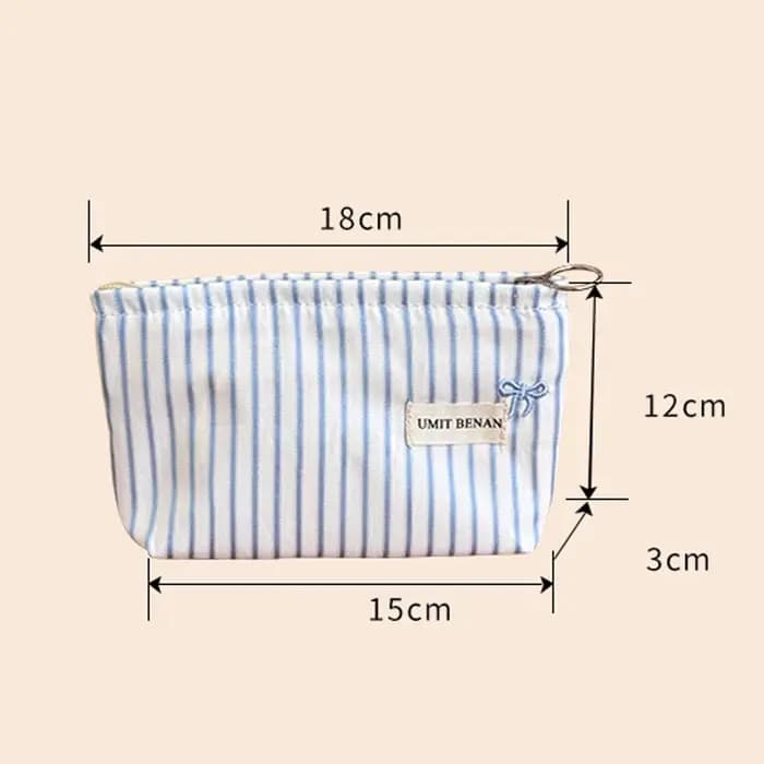 Petite trousse de toilette à nœud papillon de grande capacité, sac de rangement cosmétique portable pour femmes, trousse de maquillage de voyage