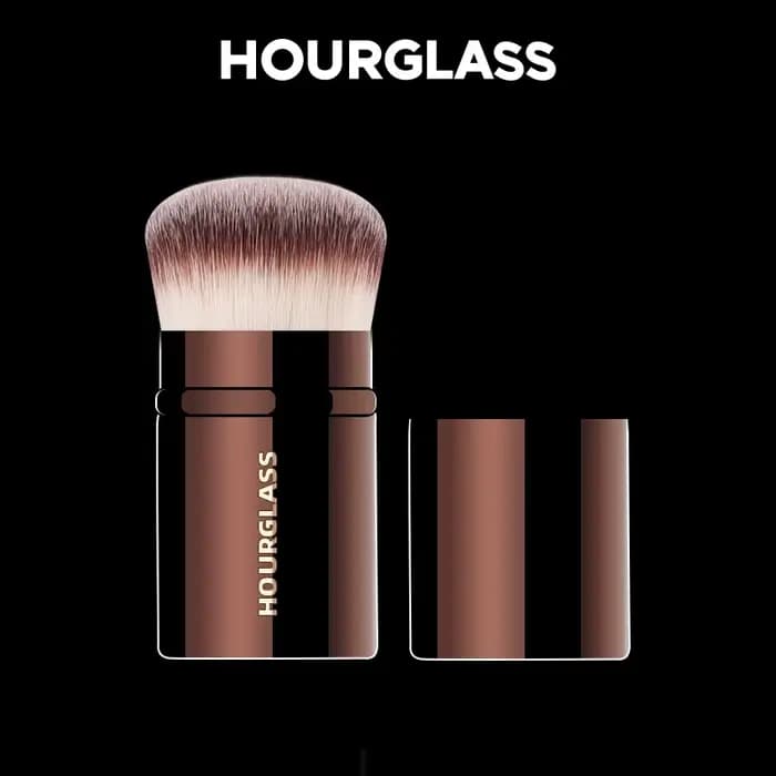 Pinceau de maquillage sablier-pinceau à Blush rétractable No.22 brosse à visage unique en Fiber douce et respectueuse de la peau