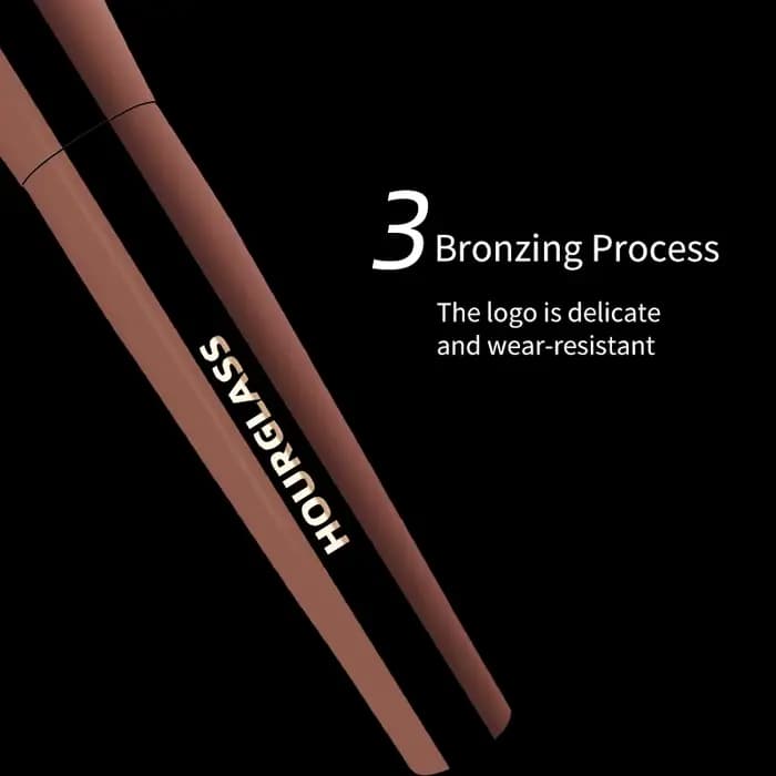 Ensemble de pinceaux de maquillage sablier, Mini brosse Portable 7 pièces, brosse en poils d'animaux doux de haute qualité comprenant fard à paupières, fard à joues, pinceau à poudre