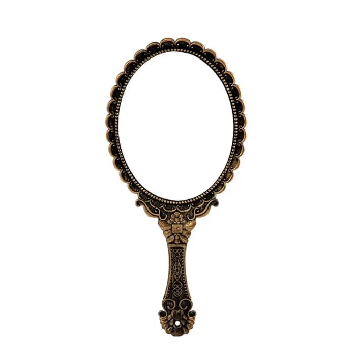 Miroir de maquillage à main Vintage