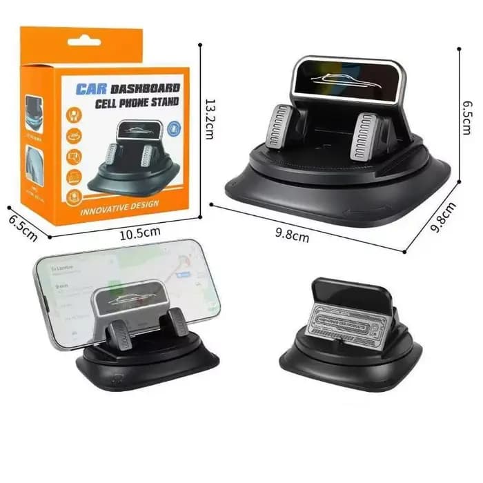 Support de téléphone portable pour tableau de bord de voiture, rotatif à 360°, fixation adhésive, support universel stable pour téléphone portable, accessoires pour voiture